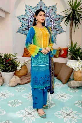 Aafreen Chunri Embroidered Lawn Chikankari Vol-9 – AF-62