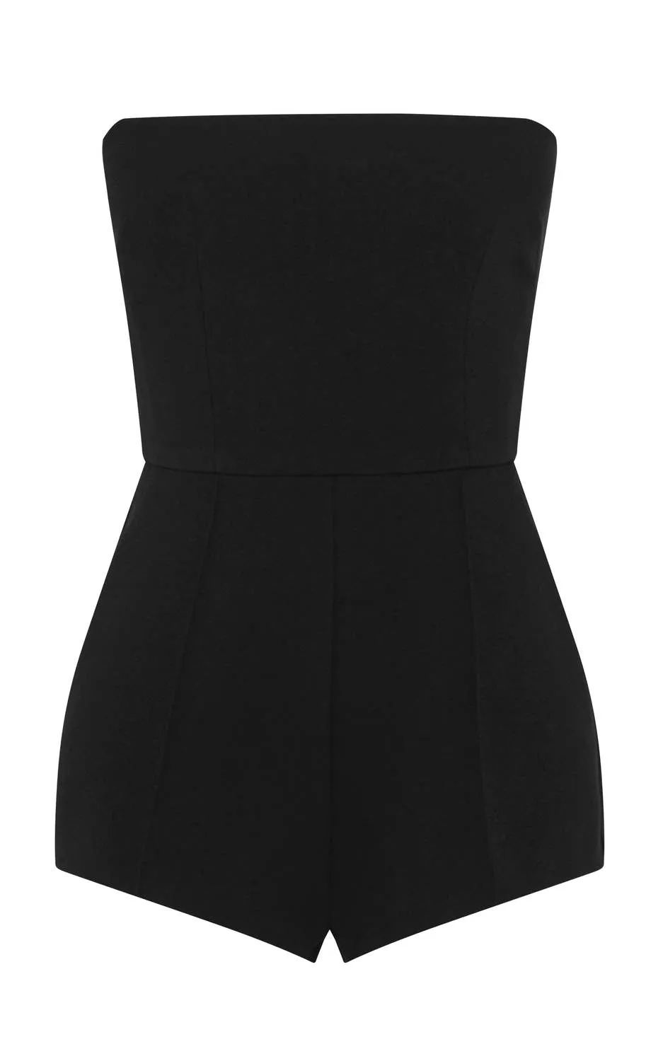 Alex Perry - Brin Stretch Crepe Strapless Playsuit