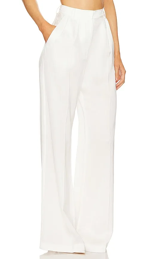 Amanda Uprichard Jane Pants in Ivory
