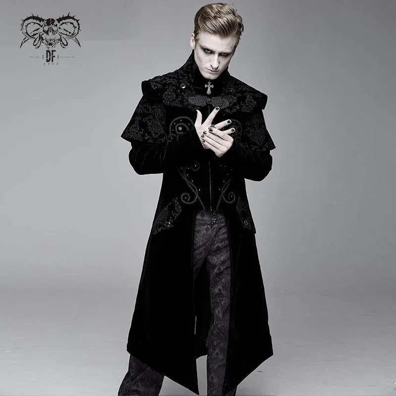 Amon Coat with Cape Collar