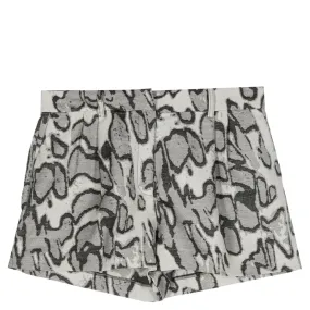 Animal Print Tailored Shorts