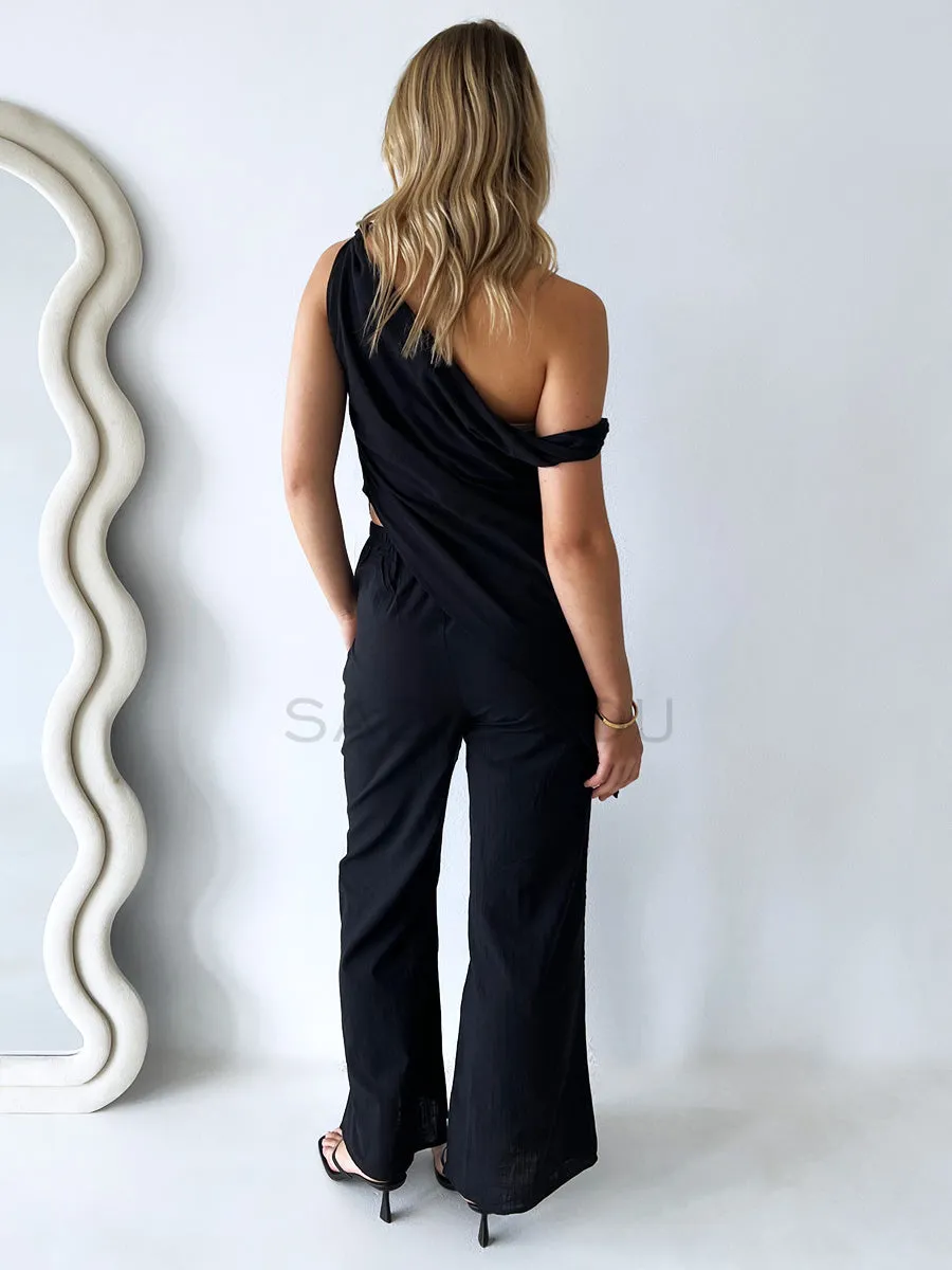By Frankie / Sienna Pant Set - Black