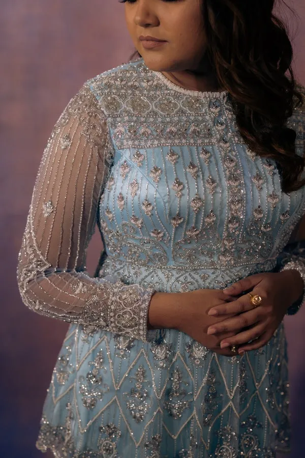 DESIGNER EMBELLISHED SHARARA SET