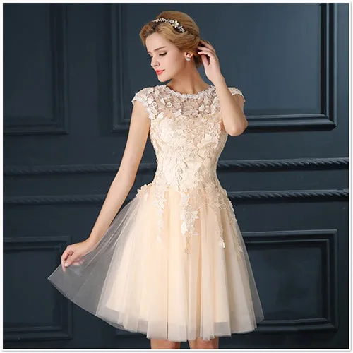 Elegant A-Line Red Prom Dress