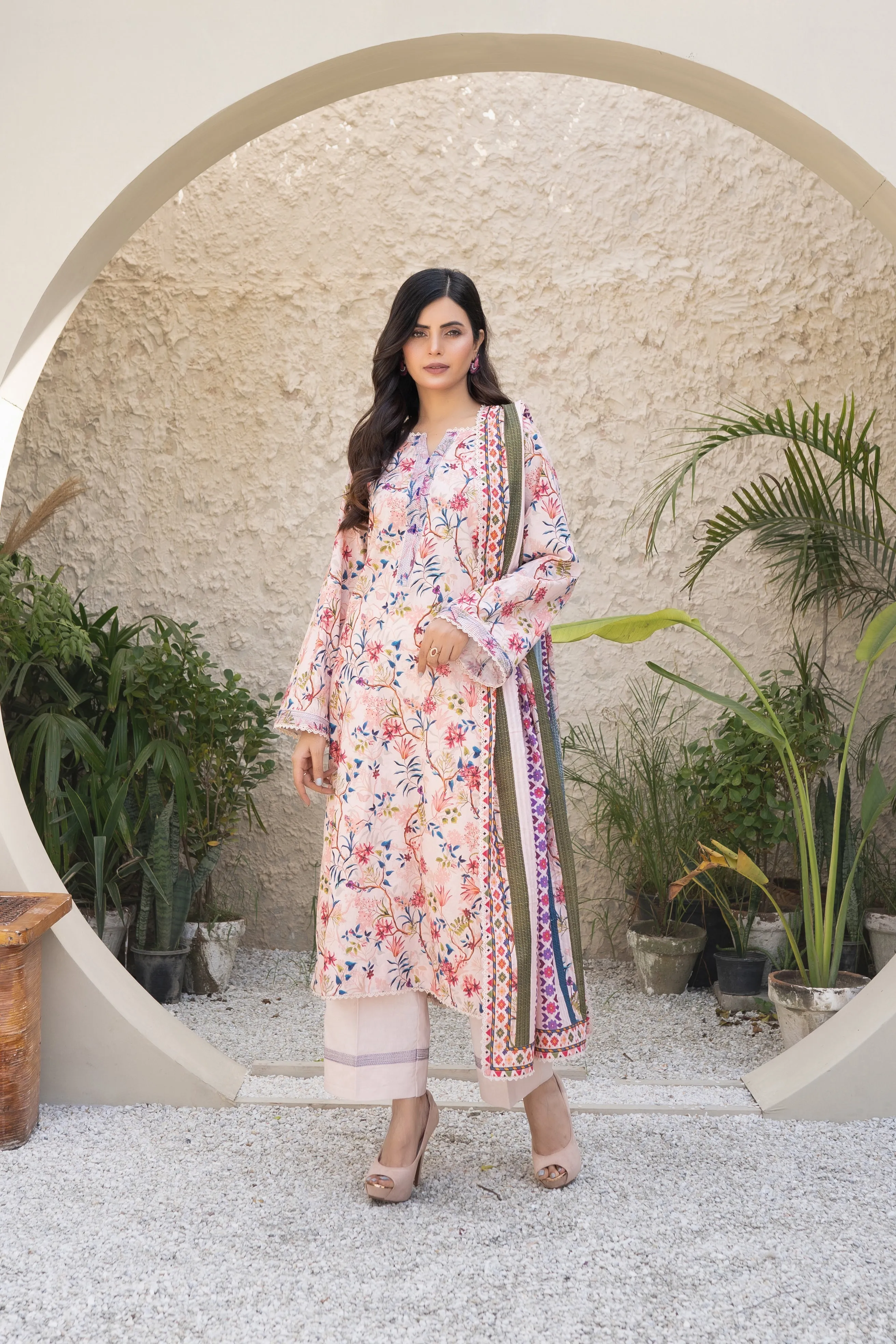Firdous Resham Printed Cotton Fall '24 – D706