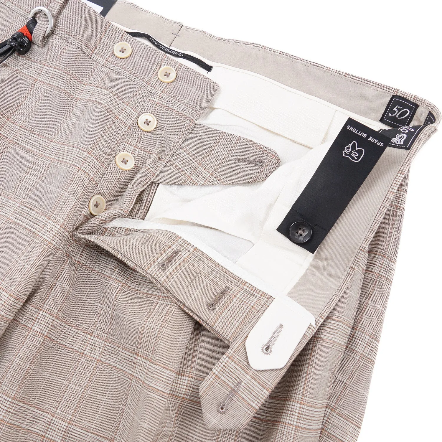 Marco Pescarolo Tailored-Fit Wool Pants