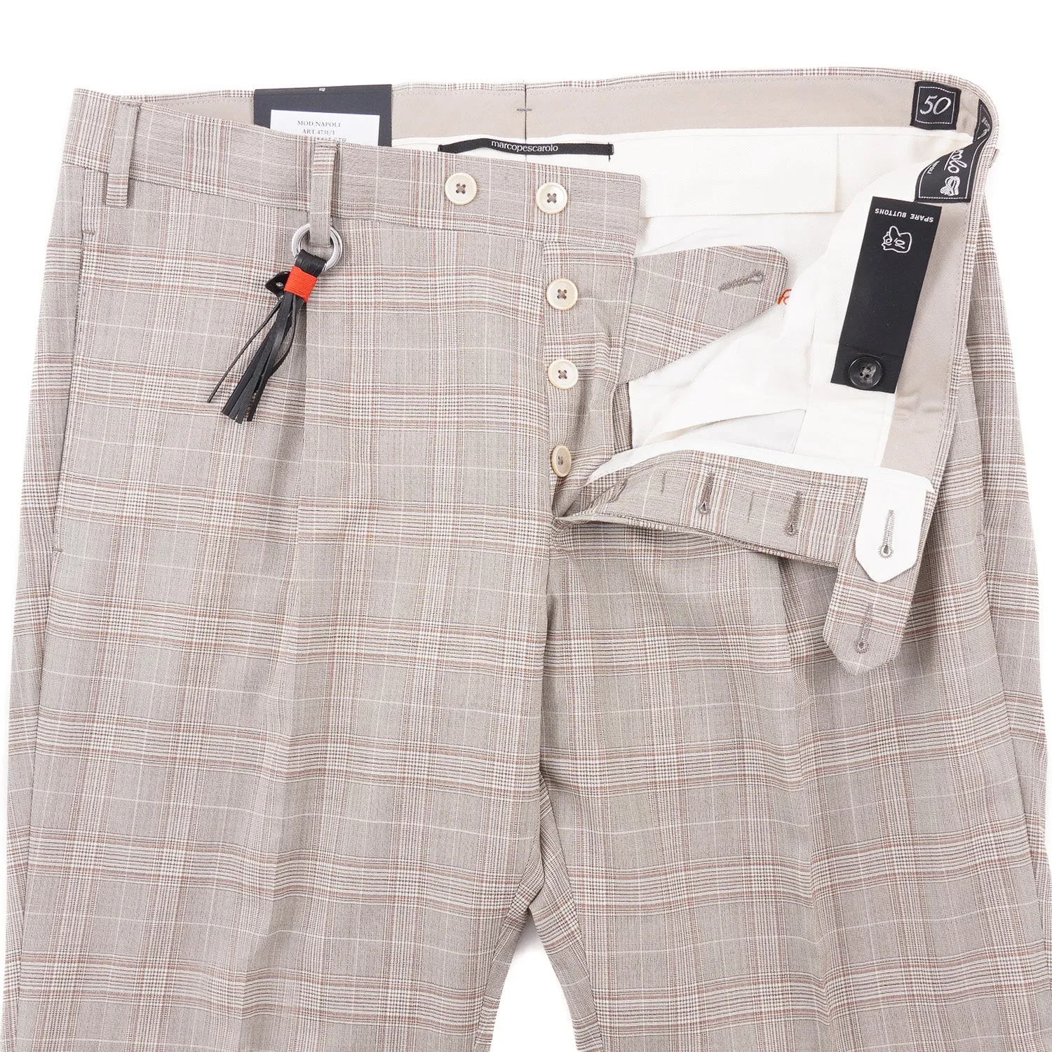 Marco Pescarolo Tailored-Fit Wool Pants