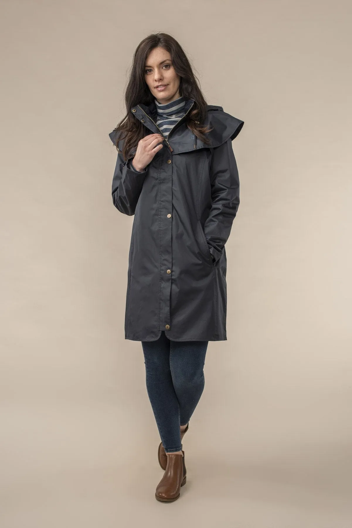 Outrider 3/4 Length Waterproof Raincoat - Ladies