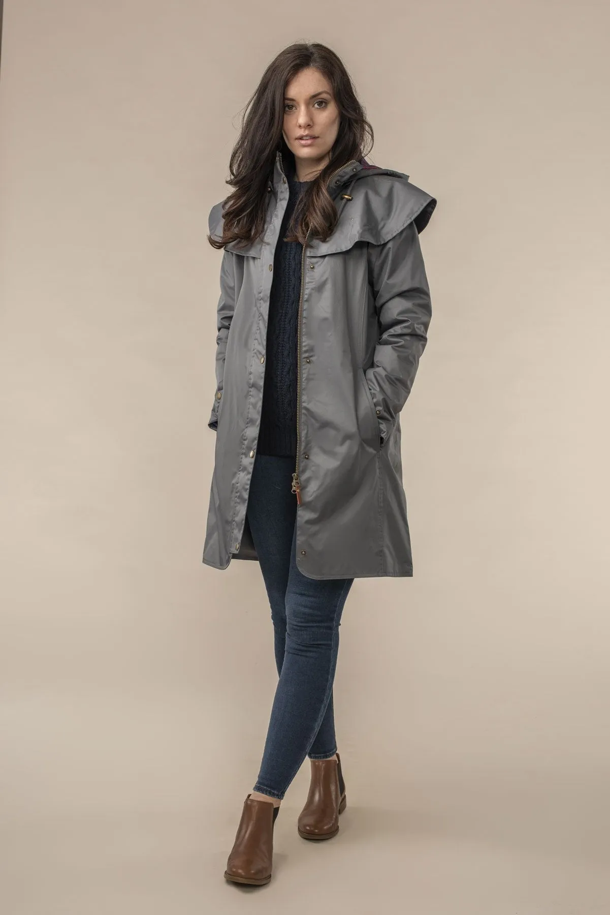 Outrider 3/4 Length Waterproof Raincoat - Ladies