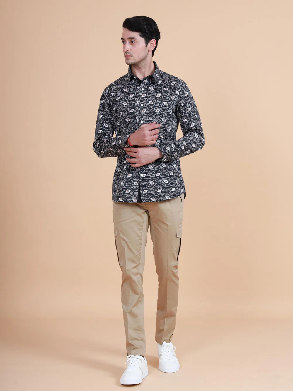 Tiger Print Outdoor Shirt