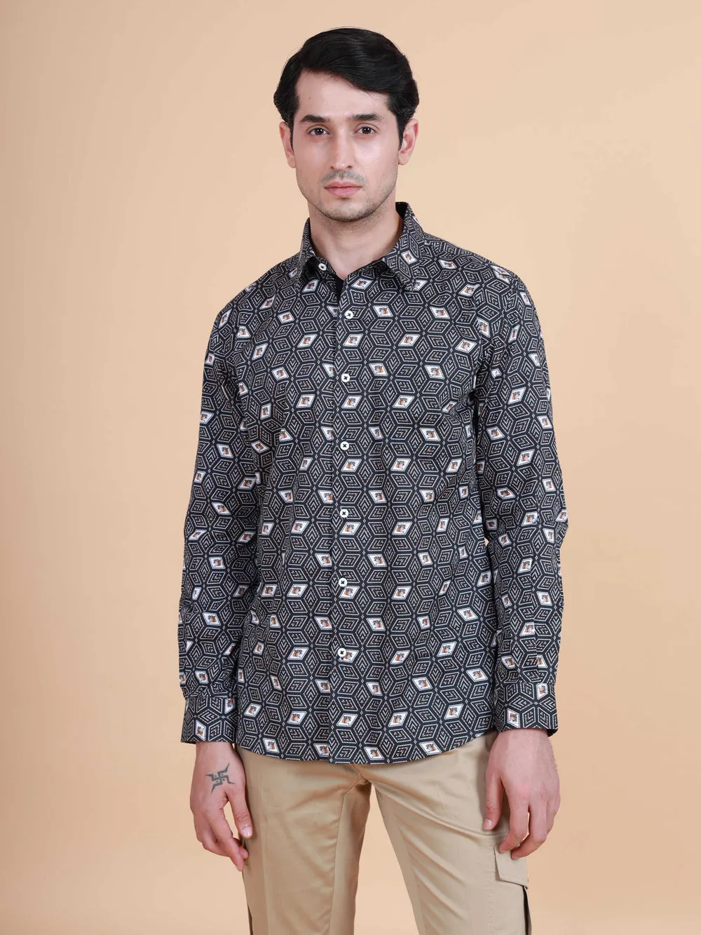 Tiger Print Outdoor Shirt