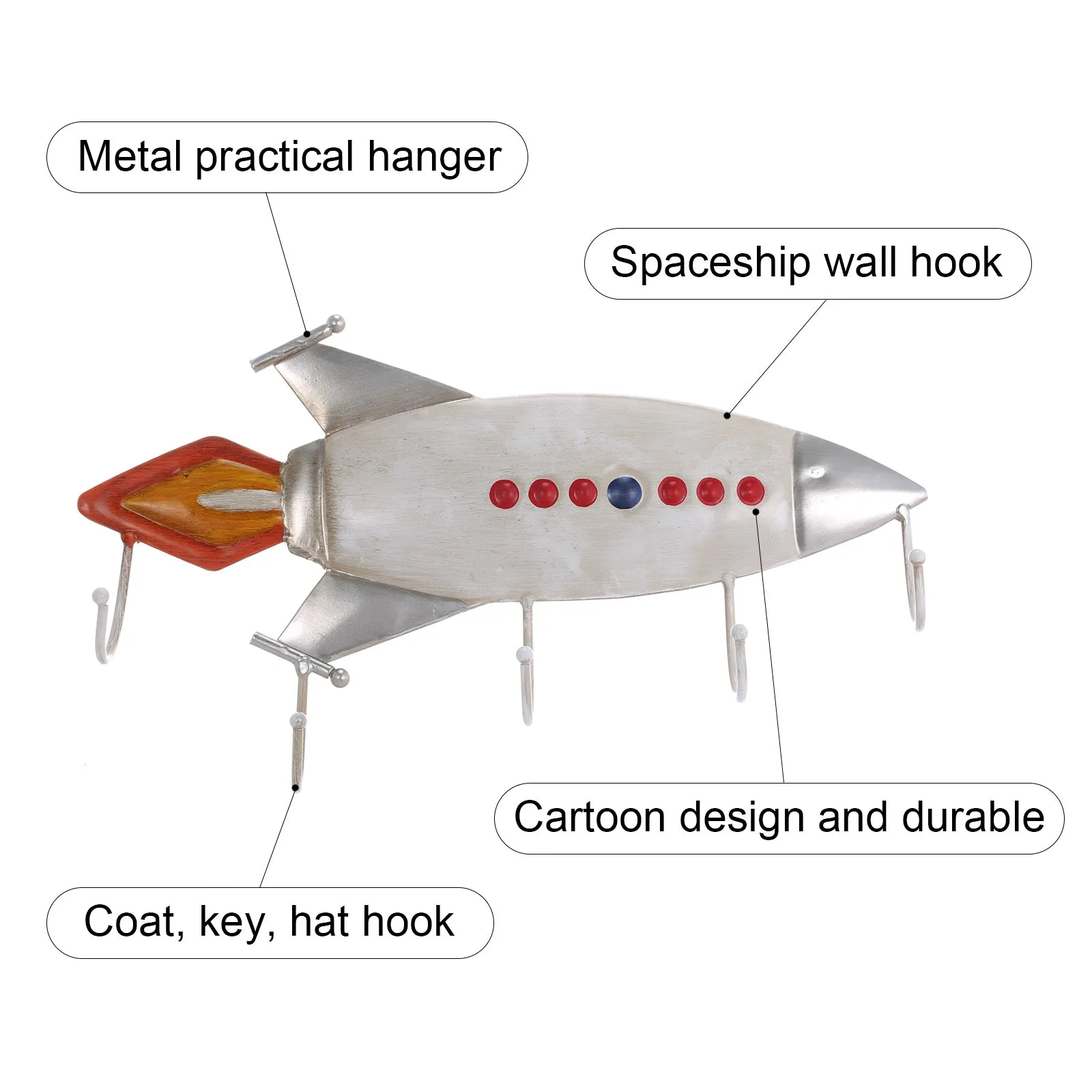 Tomfeel Spaceship Wall Hook