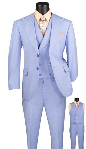 Vinci MV2K-2-LTB Mens Suit
