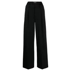 Wool Low-Rise Tailored Trouser With Pre-Styled Logo Boxer Waistband